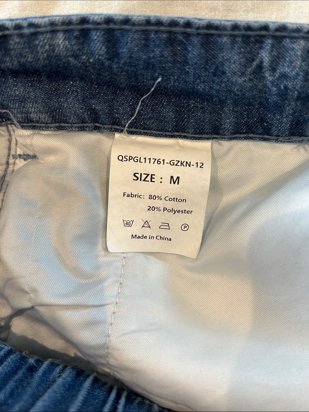 Denim Tiered Button-Front Maxi Skirt - Blue - Picture 3 of 4